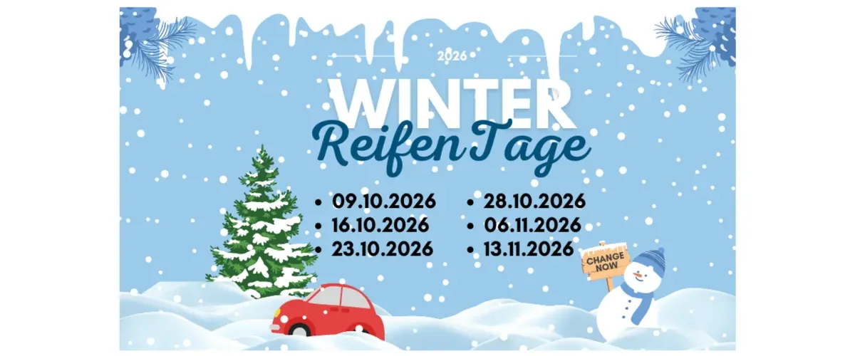 Jetzt schon an den Winter denken – Winter Reifen-Tage 2026